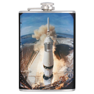 Saturn V Rocket-uppskjutning 1969 Apollo Spacecraf Fickplunta