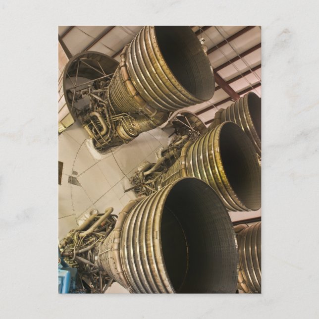 Saturn V Rocket Vykort (Framsida)
