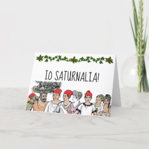 Saturnalia Helgdag Card Helgkort