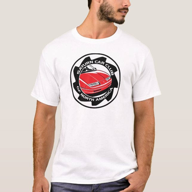 SaturnCarClub LogoSilo.png Tee Shirt (Framsida)