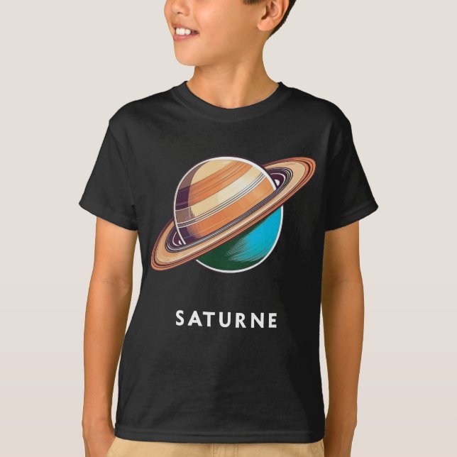 Saturne / Satur(mättnad) - Classic Planet Tee T-Sh (Framsida)