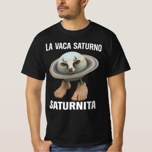 Saturnita La Vaca Saturno Italienska Brainrot Föde T Shirt