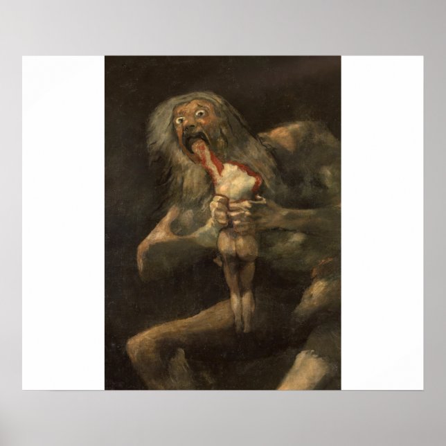 Saturno som äter sin son francisco de goya poster (Framsidan)