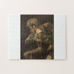 Saturno som äter sin son Francisco de Goya Pussel
