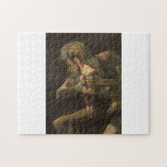 Saturno som äter sin son Francisco de Goya Pussel (Horisontell)