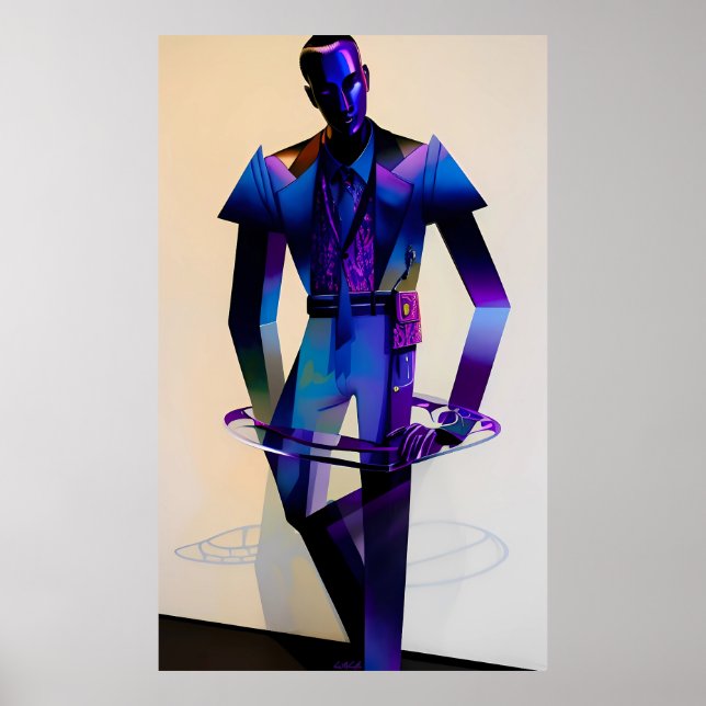 Saturns Fashions, Byxorringar För Män Ken Gage Poster (Framsidan)