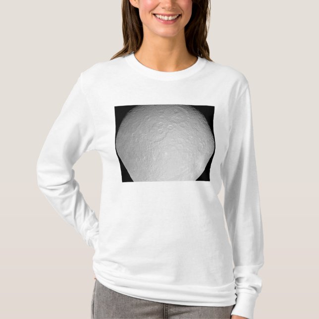 Saturns isig måne Rhea T-shirt (Framsida)