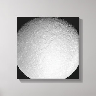 Saturns isigmåne Rhea Canvastryck