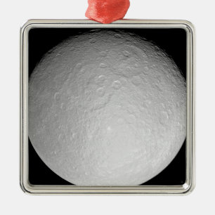 Saturns isigmåne Rhea Julgransprydnad Metall
