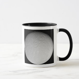 Saturns isigmåne Rhea Mugg