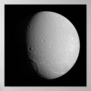 Saturns måne Dione 2 Poster