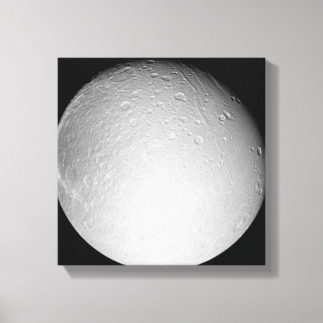 Saturns måne Dione Canvastryck (Framsida)
