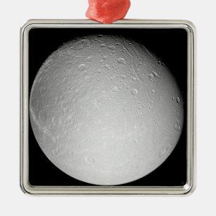 Saturns måne Dione Julgransprydnad Metall