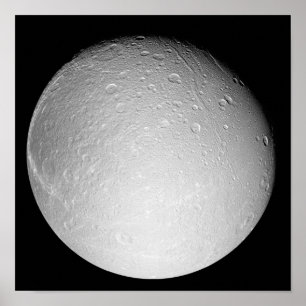 Saturns måne Dione Poster