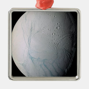Saturns måne Enceladus 2 Julgransprydnad Metall
