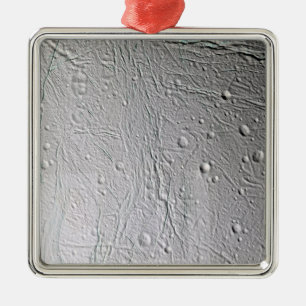 Saturns måne Enceladus 4 Julgransprydnad Metall