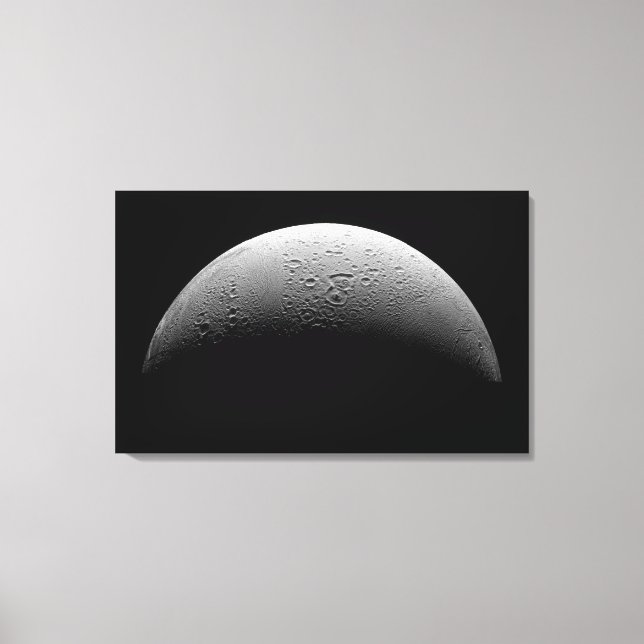 Saturns måne Enceladus Canvastryck (Framsida)