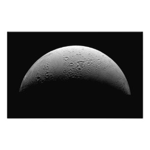 Saturns måne Enceladus Fototryck