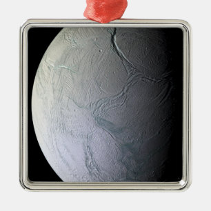 Saturns måne Enceladus Julgransprydnad Metall