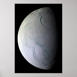 Saturns måne Enceladus Poster