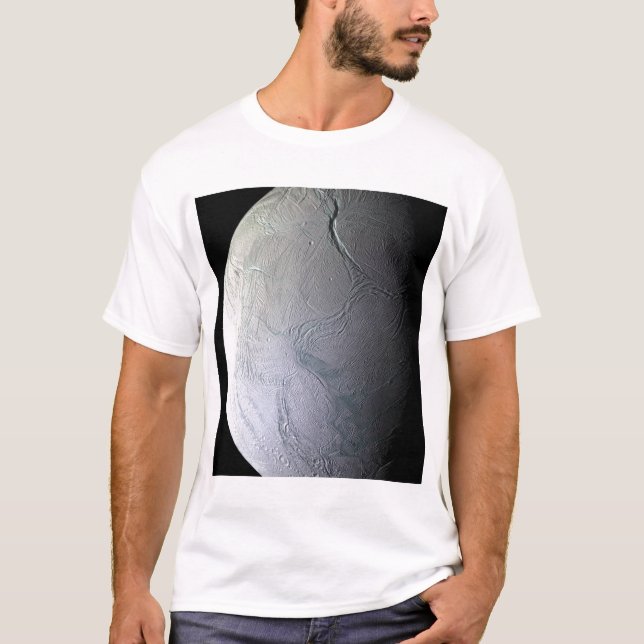 Saturns måne Enceladus Tee (Framsida)