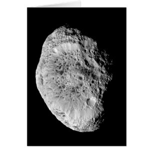 Saturns Måne Hyperion Hälsningskort