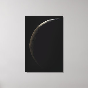 Saturns måne Iapetus Canvastryck