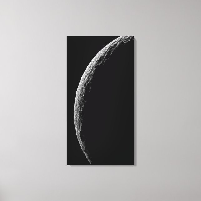 Saturns måne Tethys Canvastryck (Framsida)
