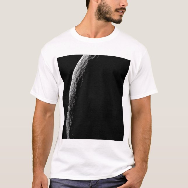 Saturns måne Tethys T Shirt (Framsida)
