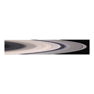 Saturns ring system fototryck