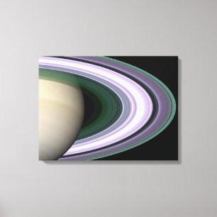 Saturns ringar canvastryck