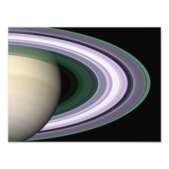 Saturns Ringar Fototryck (Framsidan)