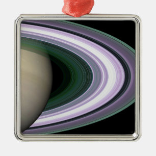 Saturns ringar julgransprydnad metall
