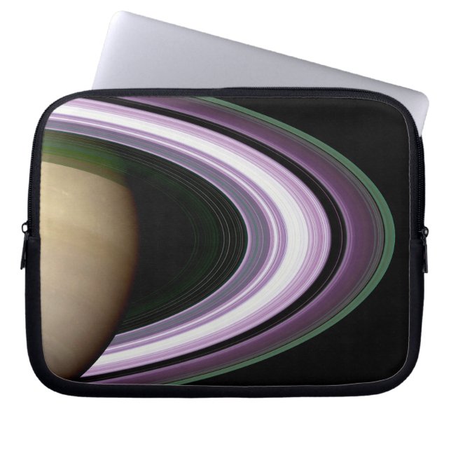 Saturns Ringar Laptop Sleeve (Framsidan)