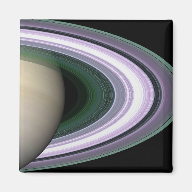 Saturns Ringar Magnet (Framsidan)