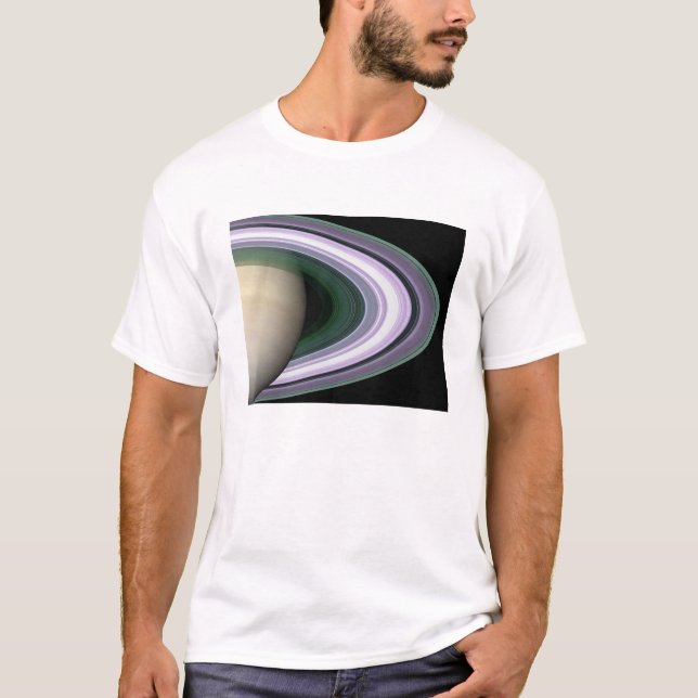 Saturns Ringar T-shirt (Framsida)