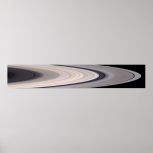 Saturns ringsystem poster