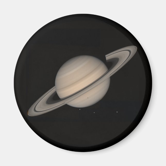 Saturnus by Voyager 2 Magnet (Framsidan)