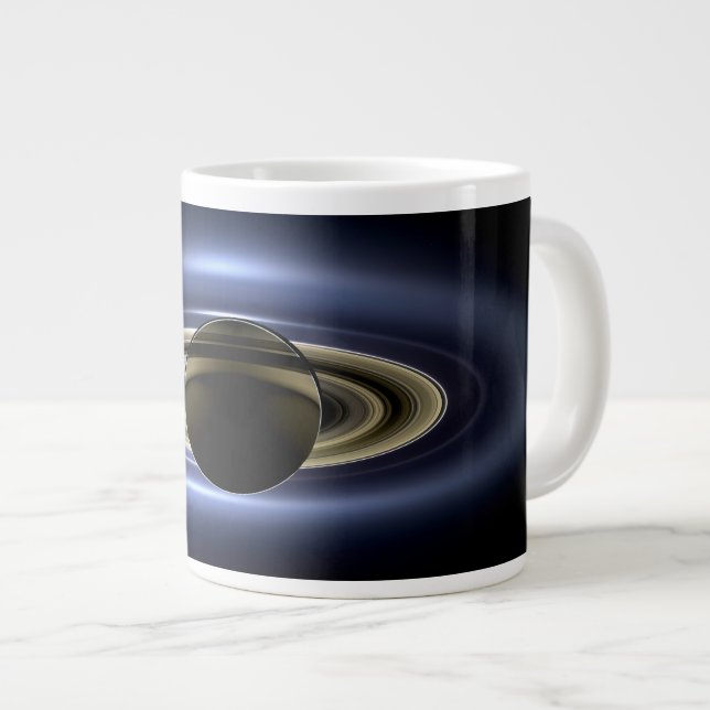 Saturnus förmörkade solen från Cassini-omloppsbana Jumbo Mugg (Framsida höger)