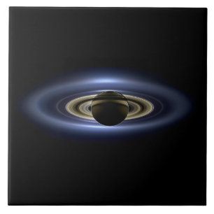 Saturnus förmörkade solen från Cassini-omloppsbana Kakelplatta