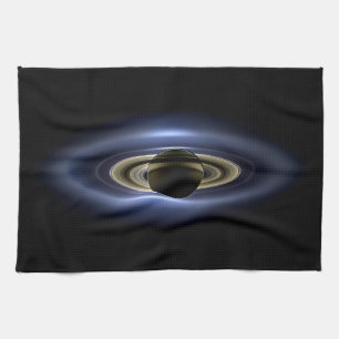 Saturnus förmörkade solen från Cassini-omloppsbana Kökshandduk