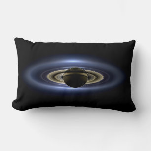 Saturnus förmörkade solen från Cassini Orbiter Lumbarkudde