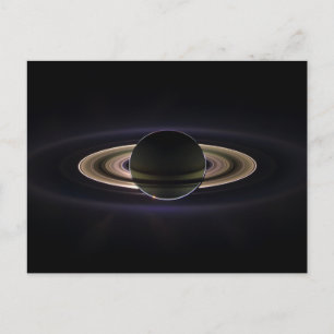Saturnus förmörkelse vykort