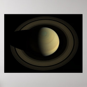 Saturnus från ovan poster