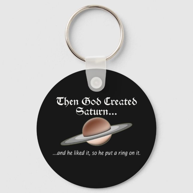 Saturnus Keychain 2 Nyckelring (Framsida)