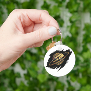 Saturnus Keychain Nyckelring