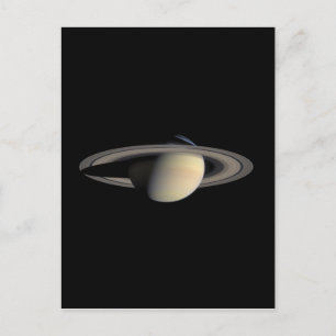 Saturnus Planet, vacker ringar NASA Vykort