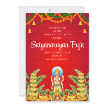 Satya Narayan pooja inbjudan Satyanarayan inbjudan