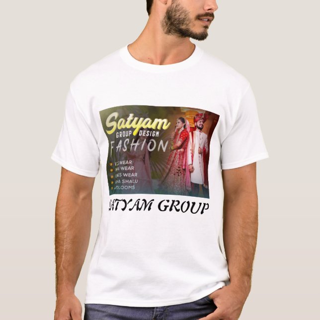 SATYAM GROUP TSHART T SHIRT (Framsida)