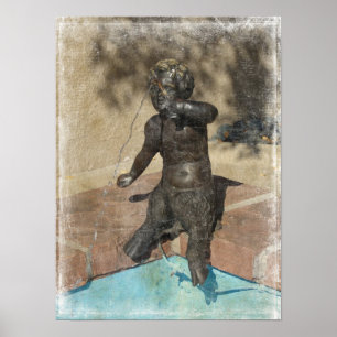 Satyr Fontän Poster
